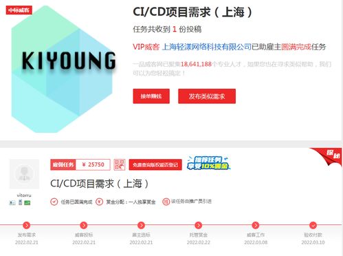 大陸創(chuàng)業(yè)臺青 軟件外包上一品威客，省時又省心